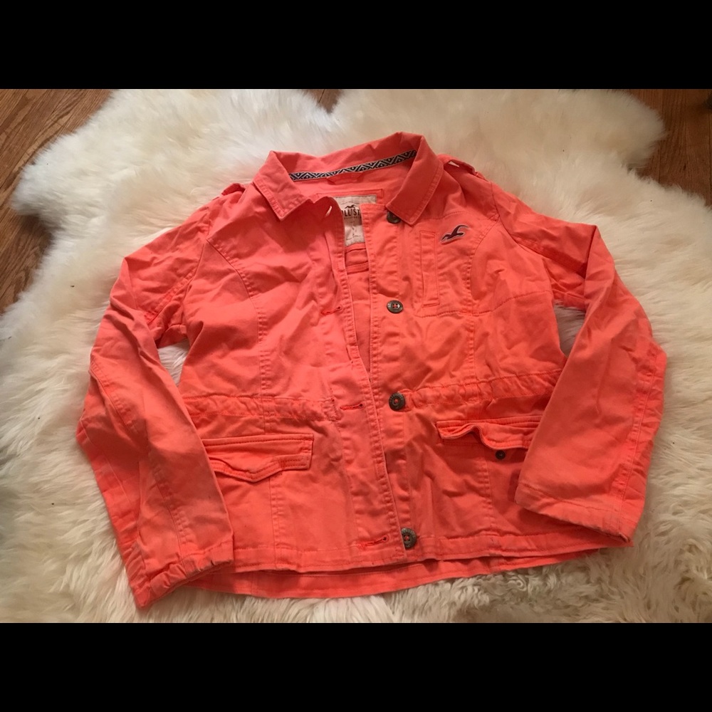 Hollister spring/fall button up jacket